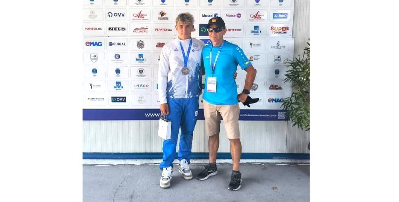Eduard Stoian, de la CSM Brăila, medaliat cu bronz la Campionatul European de kaiac canoe maraton