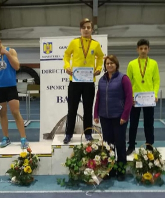 Alexandru Şendrea a câştigat proba de 60 m garduri la “Cupa Bistriţei”